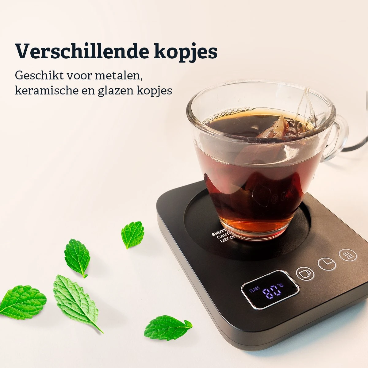 Shutterlight Verwarmde Onderzetter – Tot 85°C – 9 Standen – Timer – Warmhoudplaat Voor Mok Thee & Koffie – Mug Heating Plate – Cup Warmer 7 Shutterlight Verwarmde Onderzetter – Tot 85°C – 9 Standen – Timer – Warmhoudplaat Voor Mok Thee & Koffie – Mug Heating Plate – Cup Warmer - Image 7