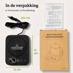 Shutterlight Verwarmde Onderzetter – Tot 85°C – 9 Standen – Timer – Warmhoudplaat Voor Mok Thee & Koffie – Mug Heating Plate – Cup Warmer 15 Shutterlight Verwarmde Onderzetter – Tot 85°C – 9 Standen – Timer – Warmhoudplaat Voor Mok Thee & Koffie – Mug Heating Plate – Cup Warmer -Beste Keuken Serie Winkel 1200x1200 727
