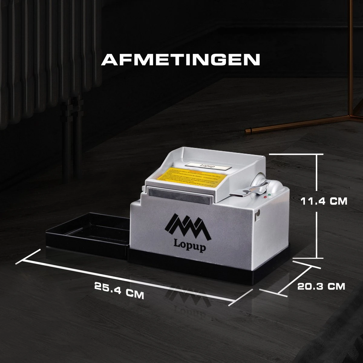 Lopup® Elektrische Sigarettenmaker - Sigarettenmakers - Sigaretten Maker Electrisch - Hulzenstopper - Sigaretten - Exclusieve NL Handleiding - Zilver 5 Lopup® Elektrische Sigarettenmaker - Sigarettenmakers - Sigaretten Maker Electrisch - Hulzenstopper - Sigaretten - Exclusieve NL Handleiding - Zilver - Image 5