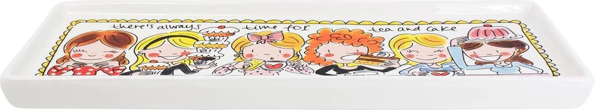 Blond Amsterdam Even Bijkletsen Cakeschaal - 33 Cm 2 Blond Amsterdam Even Bijkletsen Cakeschaal - 33 Cm - Image 2