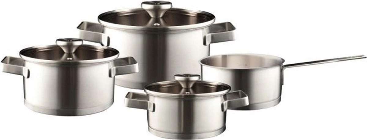Herman Den Blijker 4-delige RVS Pannenset 6 Herman Den Blijker 4-delige RVS Pannenset - Image 6
