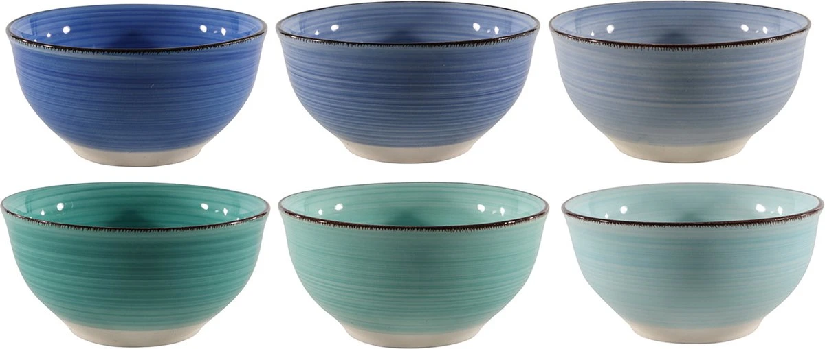 Studio Tavola Kleine Kommen Ocean Blue ø 12 Cm - 6 Stuks 5 Studio Tavola Kleine Kommen Ocean Blue ø 12 Cm - 6 Stuks - Image 5