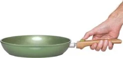 Just Vegan Koekenpan ECO Met Afneembaar Handvat 20 Cm Aluminium Groen -Beste Keuken Serie Winkel 1200x570
