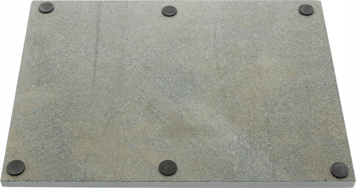 Marmeren Snijplank - Serveersteen - 30 X 40 Cm - Anti-slip Voetjes - Zwart 2 Marmeren Snijplank - Serveersteen - 30 X 40 Cm - Anti-slip Voetjes - Zwart - Image 2