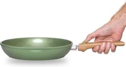 Just Vegan Koekenpan ECO Met Afneembaar Handvat 20 Cm Aluminium Groen -Beste Keuken Serie Winkel 1200x646