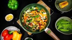 Just Vegan Koekenpan ECO Met Afneembaar Handvat 20 Cm Aluminium Groen -Beste Keuken Serie Winkel 1200x673