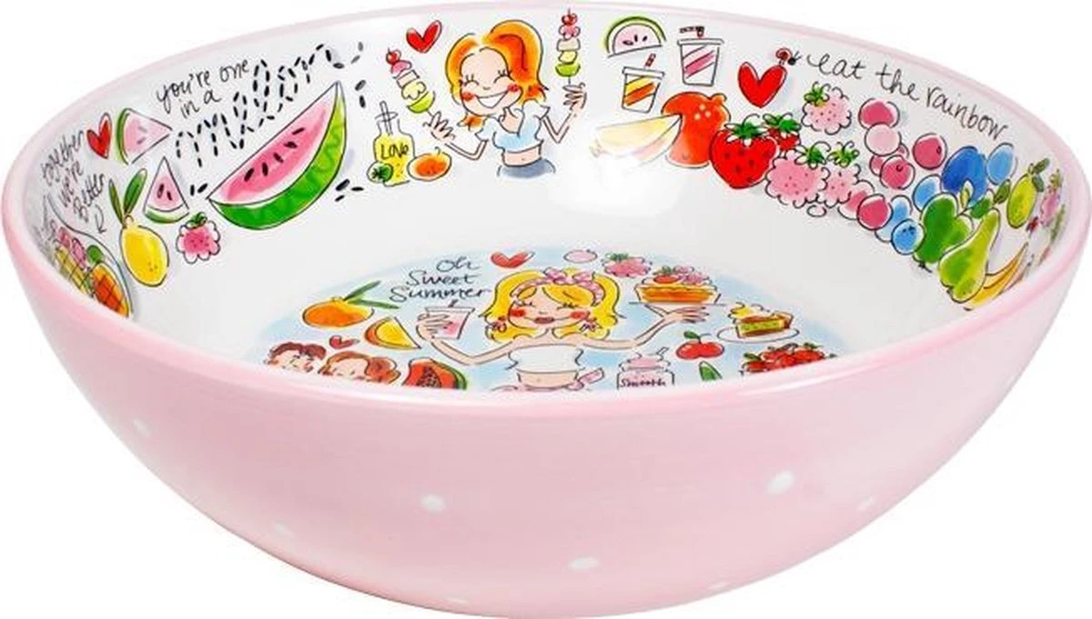 Blond Amsterdam Even Bijkletsen Fruit Schaal - Ø 30 Cm 1 Blond Amsterdam Even Bijkletsen Fruit Schaal - Ø 30 Cm