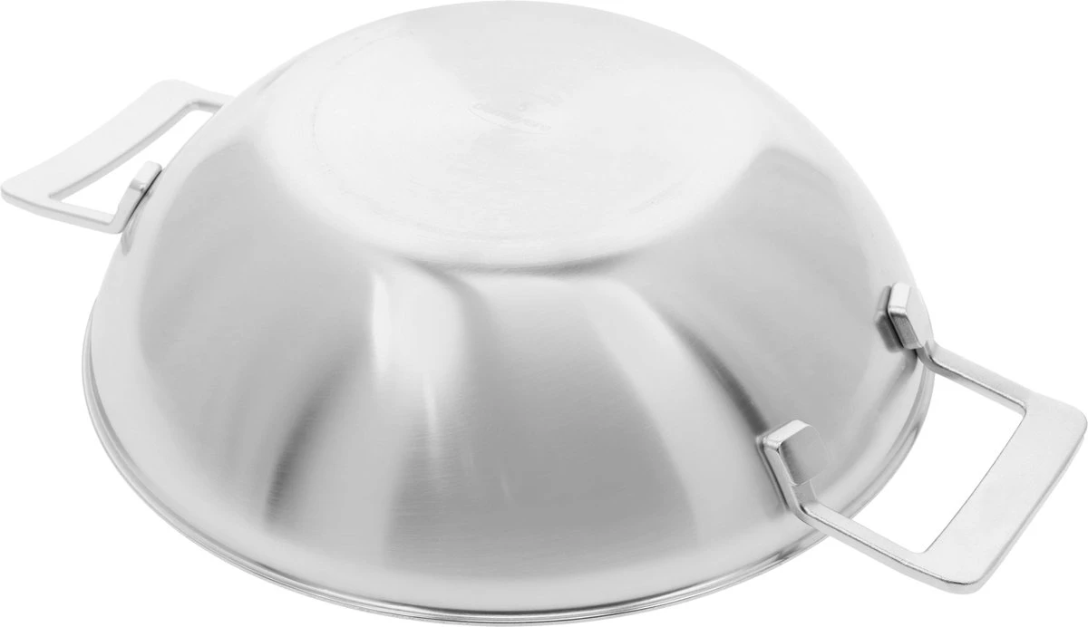 Demeyere Industry 5 RVS Wokpan – Wokpan Inductie – 30 Cm –2 Handvaten – PTFE-vrij 5 Demeyere Industry 5 RVS Wokpan – Wokpan Inductie – 30 Cm –2 Handvaten – PTFE-vrij - Image 5