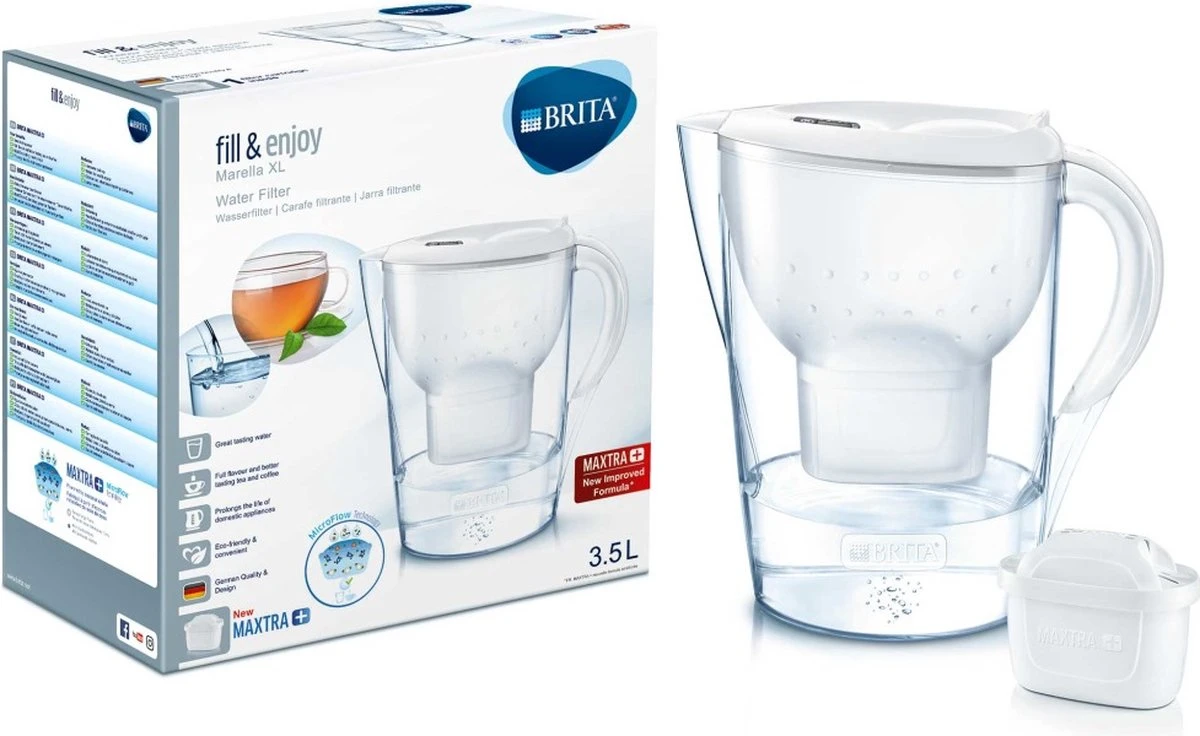 BRITA - Waterfilterkan Marella XL - Wit - 3,5L 12 BRITA - Waterfilterkan Marella XL - Wit - 3,5L - Image 12
