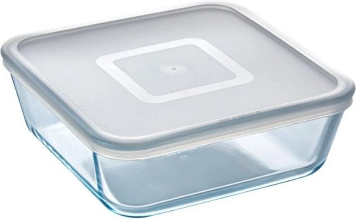 Pyrex - Cook & Freeze Schaal Met Deksel Set Van 8 Stuks - Transparant/Wit 8 Pyrex - Cook & Freeze Schaal Met Deksel Set Van 8 Stuks - Transparant/Wit - Image 8