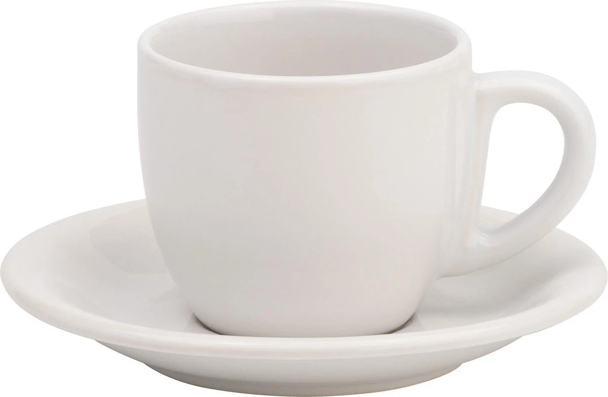 Lite-Body Hermes Kop En Schotel - 18 Cl - Set Van 6 Stuks - Wit 3 Lite-Body Hermes Kop En Schotel - 18 Cl - Set Van 6 Stuks - Wit - Image 3