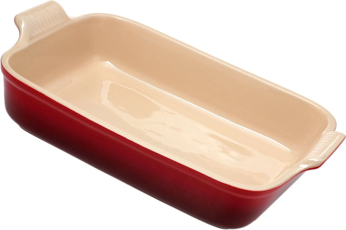 Le Creuset Ovenschaal Heritage Kersenrood 32 X 24 X 7.5 Cm 1 Le Creuset Ovenschaal Heritage Kersenrood 32 X 24 X 7.5 Cm