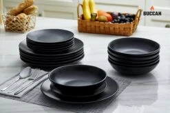 Buccan Borden Set - Matt Onyx - Zwart - 18pcs -Beste Keuken Serie Winkel 1200x799 57