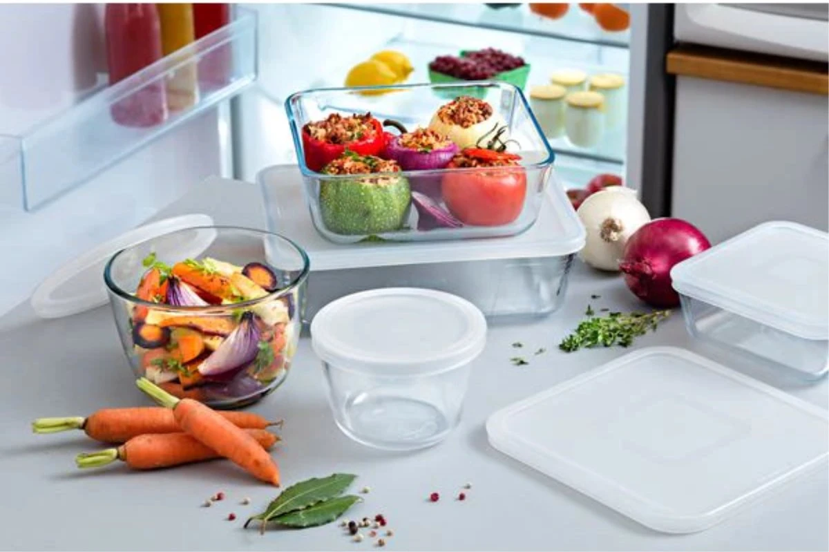 Pyrex - Cook & Freeze Schaal Met Deksel Set Van 4 Stuks - Transparant/Wit 2 Pyrex - Cook & Freeze Schaal Met Deksel Set Van 4 Stuks - Transparant/Wit - Image 2