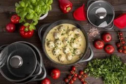 Smile 10-Delige Pannenset - Anti Aanbaklaag - Vaatwasser Bestendig - Zwart - MGK-17 17 Smile 10-Delige Pannenset - Anti Aanbaklaag - Vaatwasser Bestendig - Zwart - MGK-17 -Beste Keuken Serie Winkel 1200x800 43