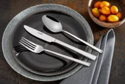 Sola Bestekset Luxor - Modern - 9 Persoons - 90 Delig - Zilverwit Edelstaal 18/10 - RVS - Zilver 7 Sola Bestekset Luxor - Modern - 9 Persoons - 90 Delig - Zilverwit Edelstaal 18/10 - RVS - Zilver -Beste Keuken Serie Winkel 1200x801