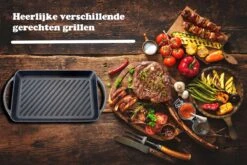 Kicinn Grillplaat - Gietijzer - Geëmailleerd - Incl. Accessoires - Ø 33 X 21.8 Cm (LxB) -Beste Keuken Serie Winkel 1200x801 8