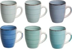 Studio Tavola Mokken Ocean Blue 350 Ml - 6 Stuks