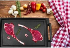 Eurolux Teppanyaki Plaat Met Grepen - 41 X 24 X 2.5 Cm - Zwart - Aluminium - Geschikt Voor Alle Warmtebronnen 18 Eurolux Teppanyaki Plaat Met Grepen - 41 X 24 X 2.5 Cm - Zwart - Aluminium - Geschikt Voor Alle Warmtebronnen -Beste Keuken Serie Winkel 1200x815 1