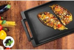 Eurolux Teppanyaki Plaat Met Grepen - 41 X 24 X 2.5 Cm - Zwart - Aluminium - Geschikt Voor Alle Warmtebronnen 17 Eurolux Teppanyaki Plaat Met Grepen - 41 X 24 X 2.5 Cm - Zwart - Aluminium - Geschikt Voor Alle Warmtebronnen -Beste Keuken Serie Winkel 1200x815