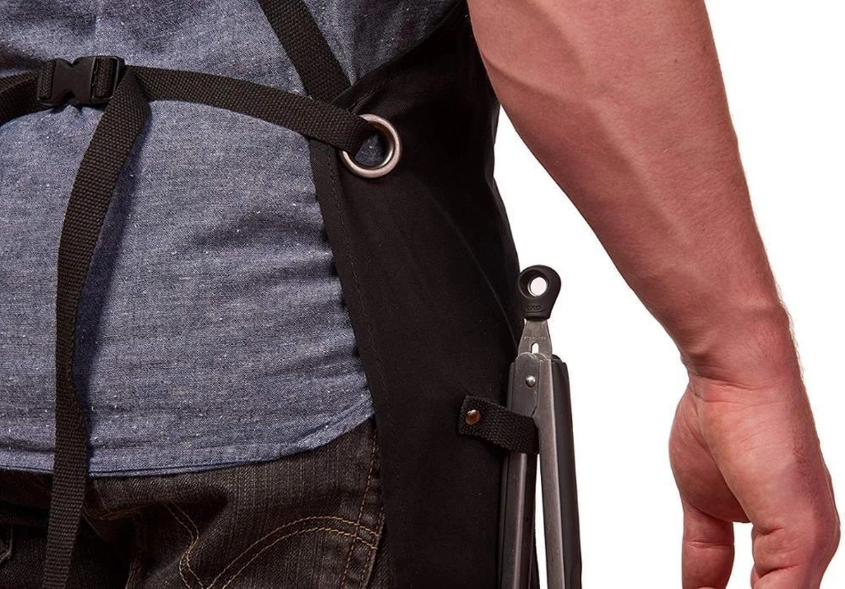 BBQ Schort - Professioneel - Schort - Zwart - Keukenschort - Kwaliteit - Garantie - 68 Cm X 86 Cm 2 BBQ Schort - Professioneel - Schort - Zwart - Keukenschort - Kwaliteit - Garantie - 68 Cm X 86 Cm - Image 2