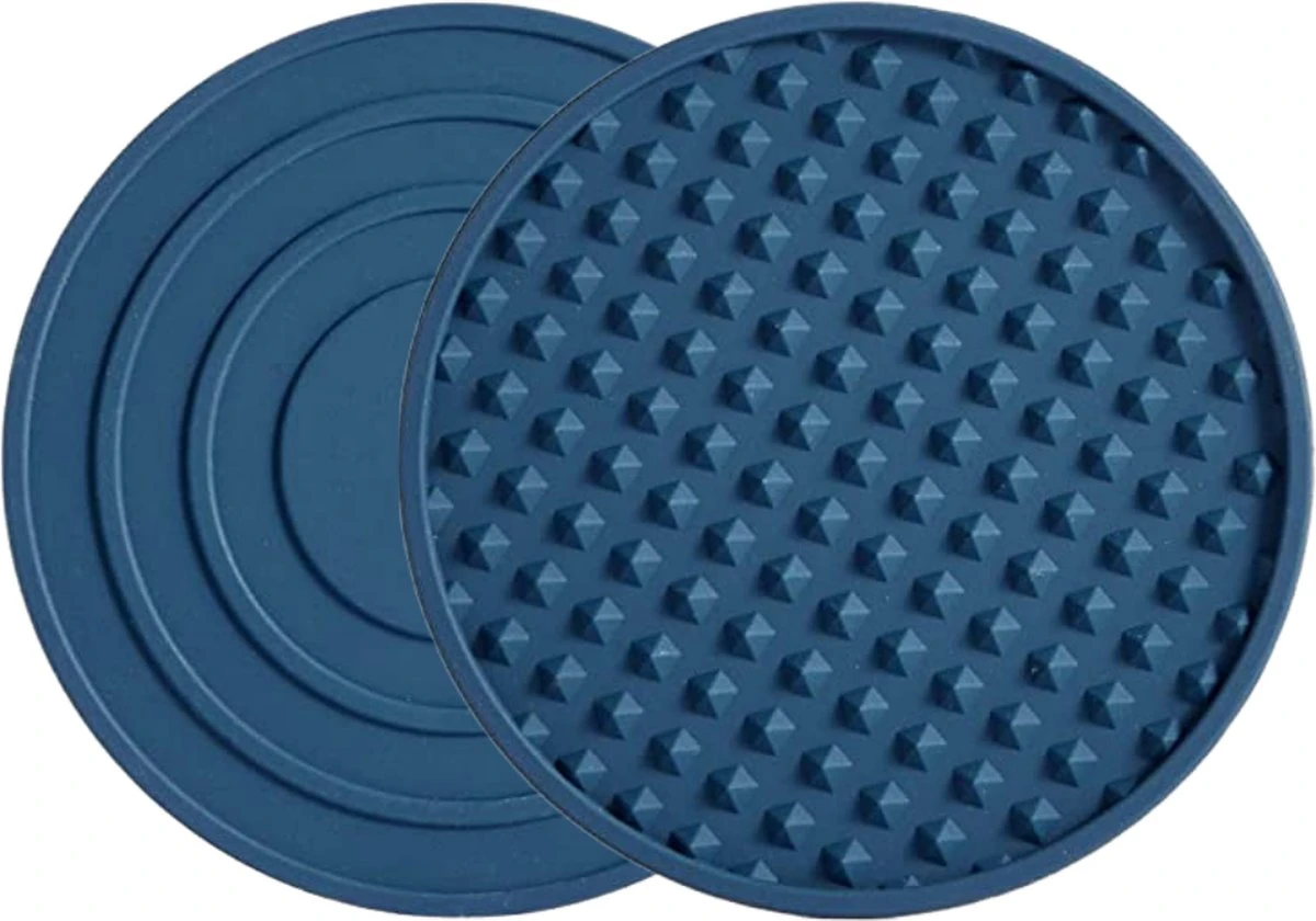 Castagnola Siliconen Onderzetters Met Houder – Onderzetters Voor Glazen – Onderzetters Design – Onderzettersset – Drink Onderzetters – Hoogwaardige Siliconen – Set Van 14 – Blauw 7 Castagnola Siliconen Onderzetters Met Houder – Onderzetters Voor Glazen – Onderzetters Design – Onderzettersset – Drink Onderzetters – Hoogwaardige Siliconen – Set Van 14 – Blauw - Image 7