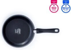 GreenChef Diamond Koekenpan 20cm - Zwart - Inductie - PFAS-vrij -Beste Keuken Serie Winkel 1200x846