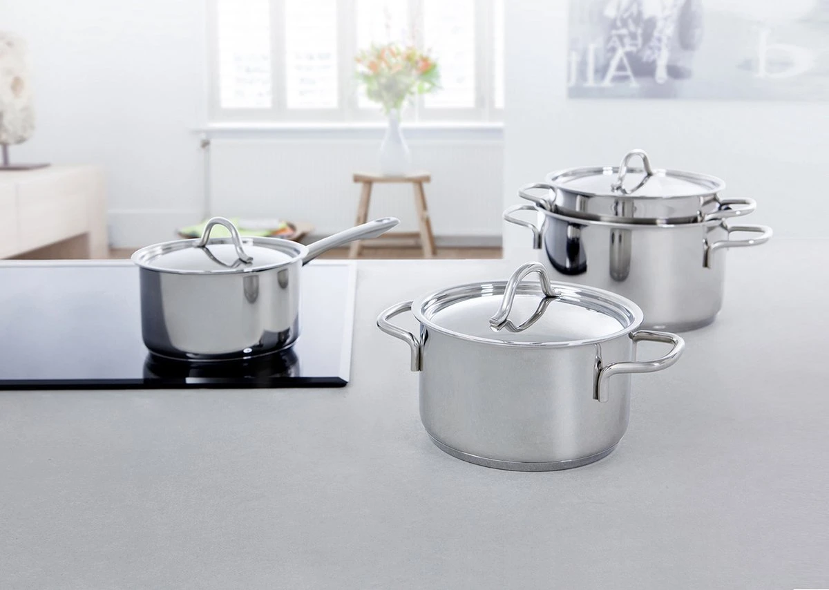 BK Profiline Steelpan Ø 14 Cm - RVS - Inductie 2 BK Profiline Steelpan Ø 14 Cm - RVS - Inductie - Image 2