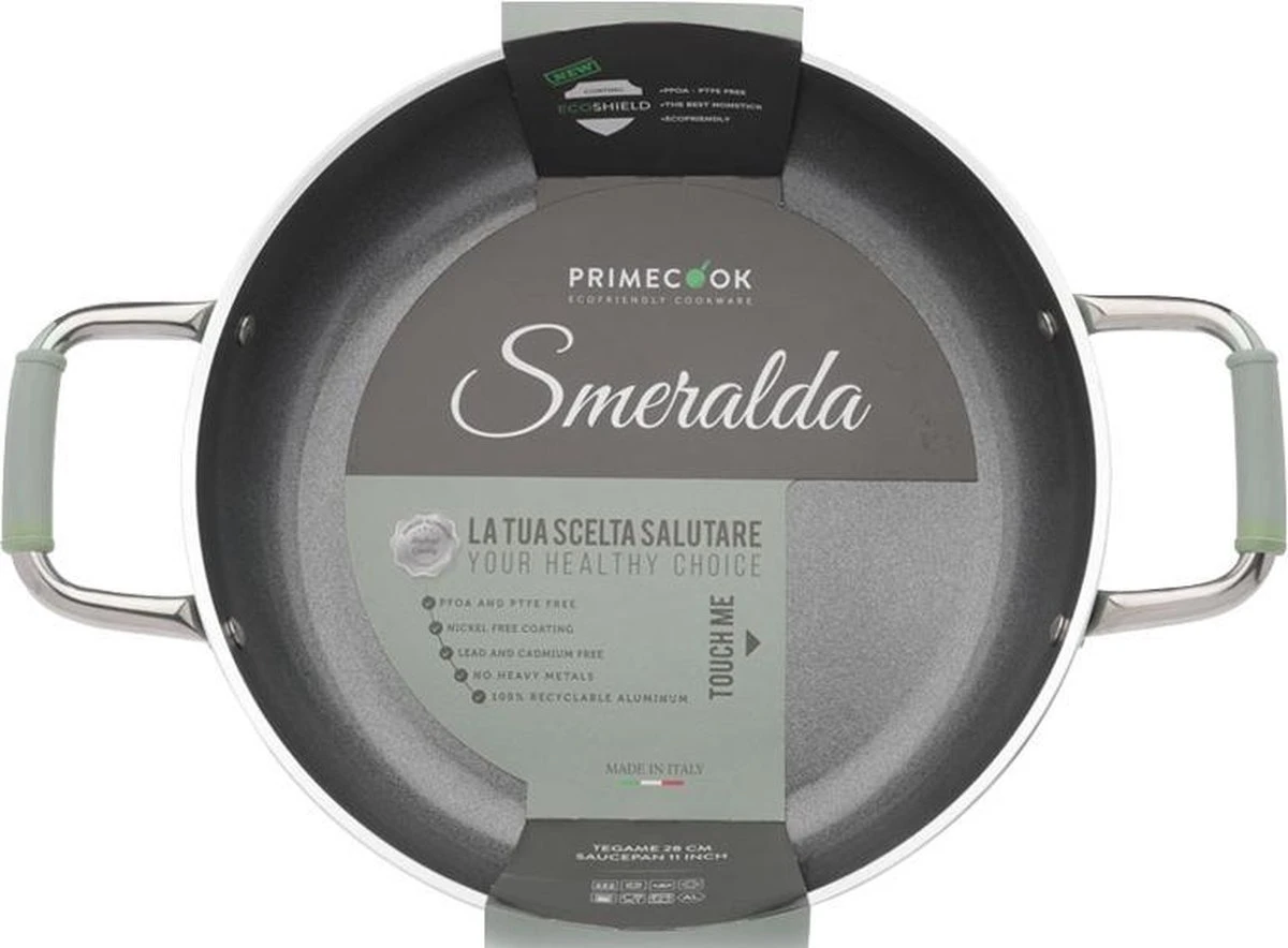 Primecook - Braadpan / Hapjespan Met Deksel - Ø 28 Cm - PFAS-vrij - Inductie - Ecoshield 8 Primecook - Braadpan / Hapjespan Met Deksel - Ø 28 Cm - PFAS-vrij - Inductie - Ecoshield - Image 8