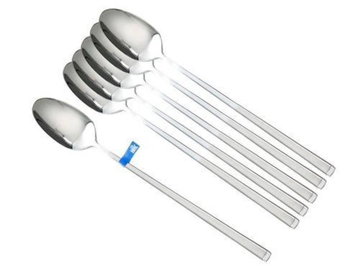 BK Waal Longdrinklepels - 6 Stuks - 18/10 Edelstaal 8 BK Waal Longdrinklepels - 6 Stuks - 18/10 Edelstaal - Image 8