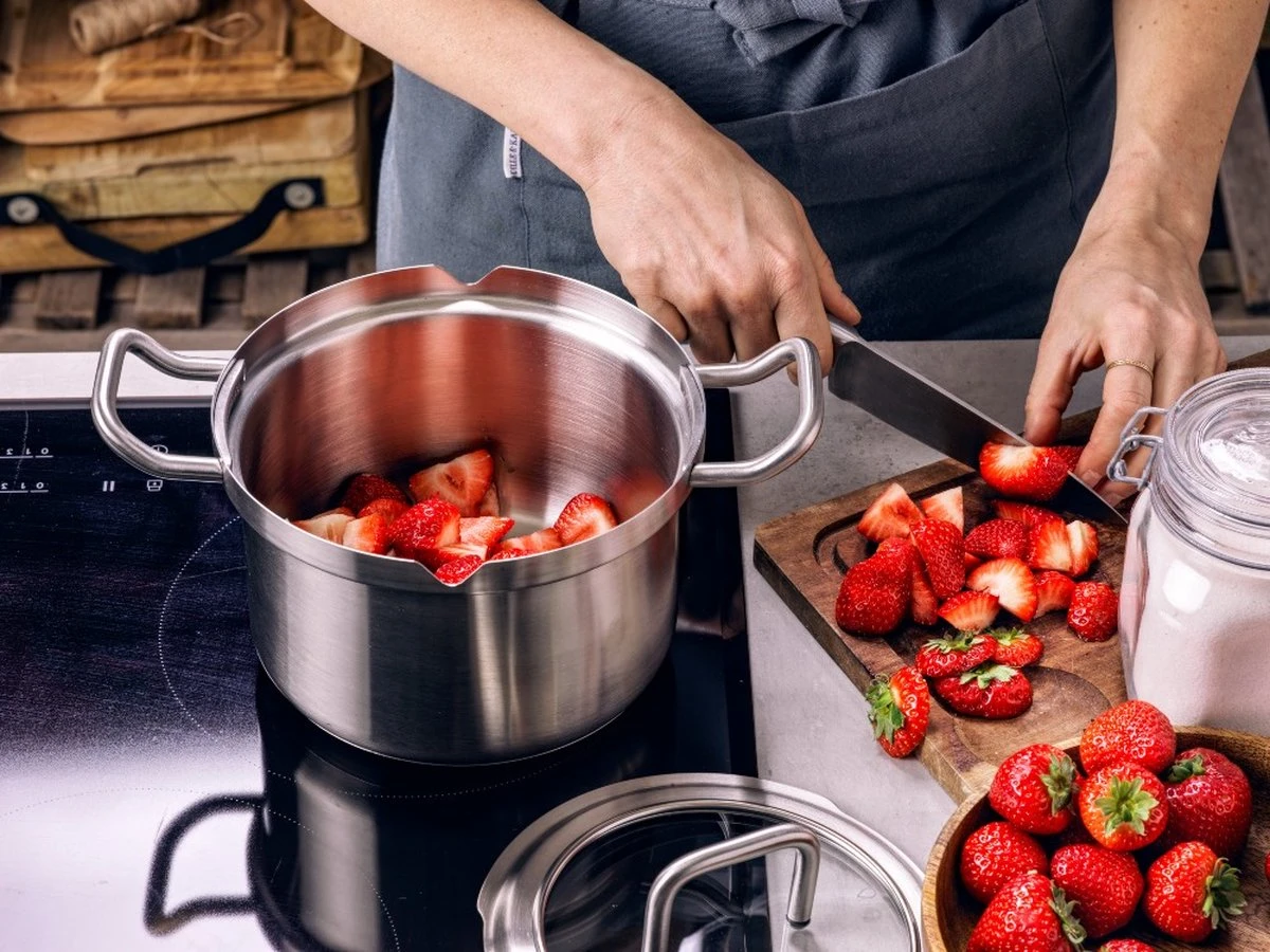 BK Q-linair Master Glas Pannenset - 5-delig - Glazen Deksel - Veilig Afgietsysteem - Inductie 15 BK Q-linair Master Glas Pannenset - 5-delig - Glazen Deksel - Veilig Afgietsysteem - Inductie - Image 15