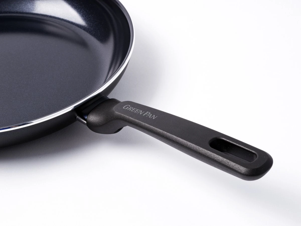 GreenPan Memphis Hapjespan 28cm - Zwart - Inductie - PFAS-vrij 3 GreenPan Memphis Hapjespan 28cm - Zwart - Inductie - PFAS-vrij - Image 3