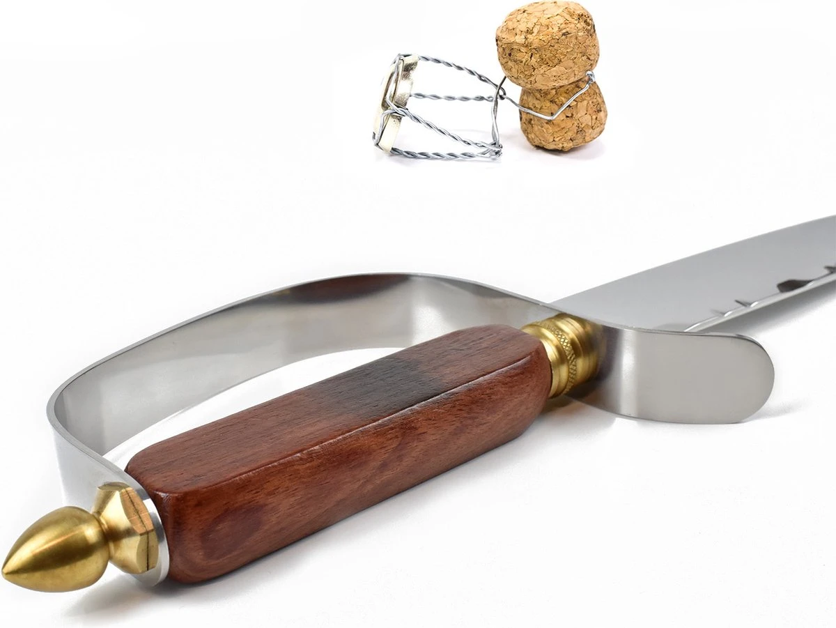 Dymund® Sabreer Sabel - RVS - Professioneel Champagnesabel - Incl. Bewaardoos - 44,5 Cm 3 Dymund® Sabreer Sabel - RVS - Professioneel Champagnesabel - Incl. Bewaardoos - 44,5 Cm - Image 3