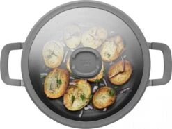 BergHOFF Leo Hapjespan Stone - 28 Cm - Met Glazen Deksel 6 BergHOFF Leo Hapjespan Stone - 28 Cm - Met Glazen Deksel -Beste Keuken Serie Winkel 1200x904 1