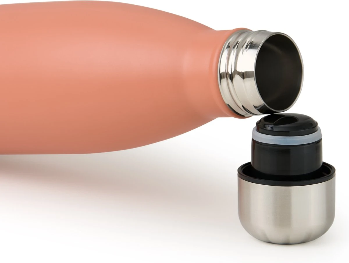 Blumtal Thermosfles - Met Dubbele Wand - Thermosbeker Koffie, Thee En Koele Dranken - Travel Mug - 500ml - Mineral Rood - Rood 3 Blumtal Thermosfles - Met Dubbele Wand - Thermosbeker Koffie, Thee En Koele Dranken - Travel Mug - 500ml - Mineral Rood - Rood - Image 3