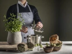 Sola Pannenset Juvia - 4 Delig - Ø 16,16,18,20 Cm - Zilver - RVS - Sandwichbodem -Beste Keuken Serie Winkel 1200x911