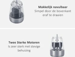 KROMS Peper En Zoutmolen Set - Peper En Zoutmolen Set Elektrisch -2 In 1 - Instelbare Maalgraad - Pepermolen - Zoutmolen - Peper En Zoutmolen Elektrisch 11 KROMS Peper En Zoutmolen Set - Peper En Zoutmolen Set Elektrisch -2 In 1 - Instelbare Maalgraad - Pepermolen - Zoutmolen - Peper En Zoutmolen Elektrisch -Beste Keuken Serie Winkel 1200x913