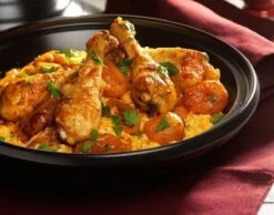 Cosy & Trendy Tajine Zwart / Oranje - Gietijzeren Schaal - Ø25cm - Geschikt Voor Inductie -Beste Keuken Serie Winkel 1200x944