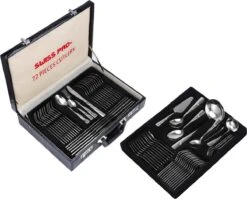 Swiss Pro+ Bestekset In Koffer-72 Delig-12 Persoons-Zwitsers Kwaliteit-Complete Set-100% Roestvrijstaal-Modern 17 Swiss Pro+ Bestekset In Koffer-72 Delig-12 Persoons-Zwitsers Kwaliteit-Complete Set-100% Roestvrijstaal-Modern -Beste Keuken Serie Winkel 1200x967