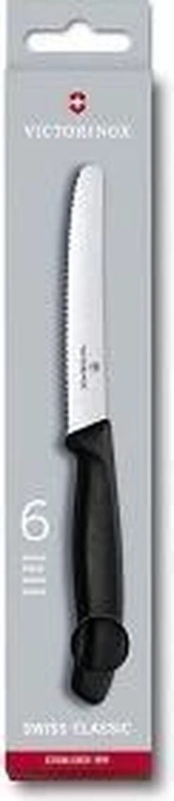 Victorinox Tafelmes 6 Stuks Zwart Krom Heft 19 Victorinox Tafelmes 6 Stuks Zwart Krom Heft -Beste Keuken Serie Winkel 262x1200