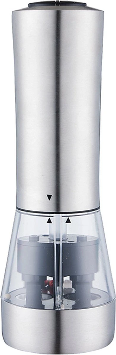 KROMS Peper En Zoutmolen Set - Peper En Zoutmolen Set Elektrisch -2 In 1 - Instelbare Maalgraad - Pepermolen - Zoutmolen - Peper En Zoutmolen Elektrisch 7 KROMS Peper En Zoutmolen Set - Peper En Zoutmolen Set Elektrisch -2 In 1 - Instelbare Maalgraad - Pepermolen - Zoutmolen - Peper En Zoutmolen Elektrisch - Image 7