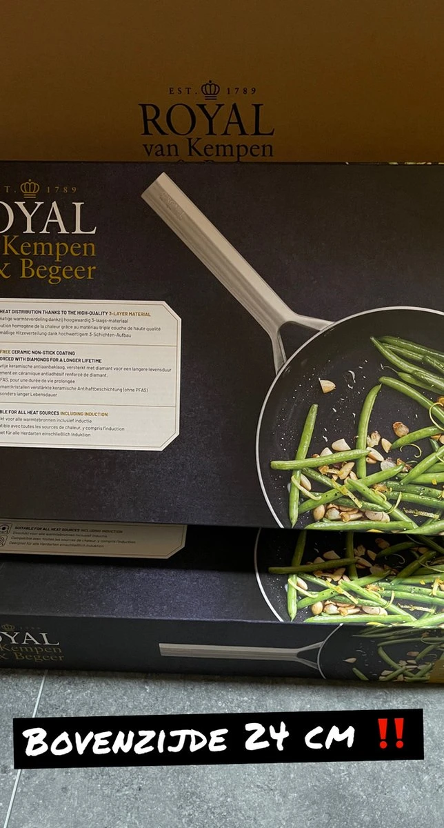 Royal Van Kempen En Begeer - Koekenpan - 24 Cm 2 Royal Van Kempen En Begeer - Koekenpan - 24 Cm - Image 2