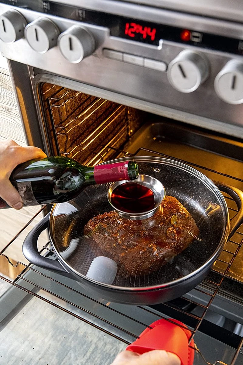 Smile 10-Delige Pannenset - Anti Aanbaklaag - Vaatwasser Bestendig - Zwart - MGK-17 9 Smile 10-Delige Pannenset - Anti Aanbaklaag - Vaatwasser Bestendig - Zwart - MGK-17 - Image 9