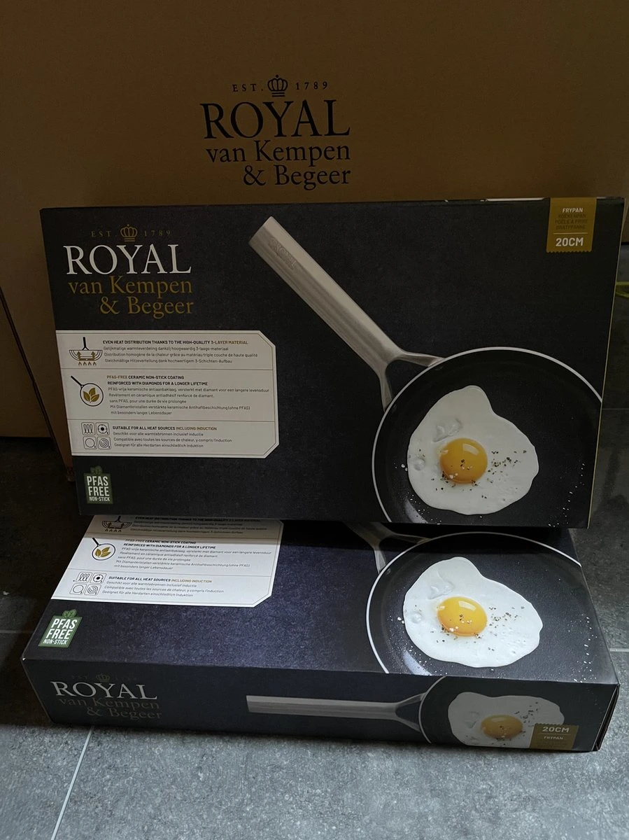 Royal Van Kempen En Begeer - Koekenpan - 20 Cm 1 Royal Van Kempen En Begeer - Koekenpan - 20 Cm