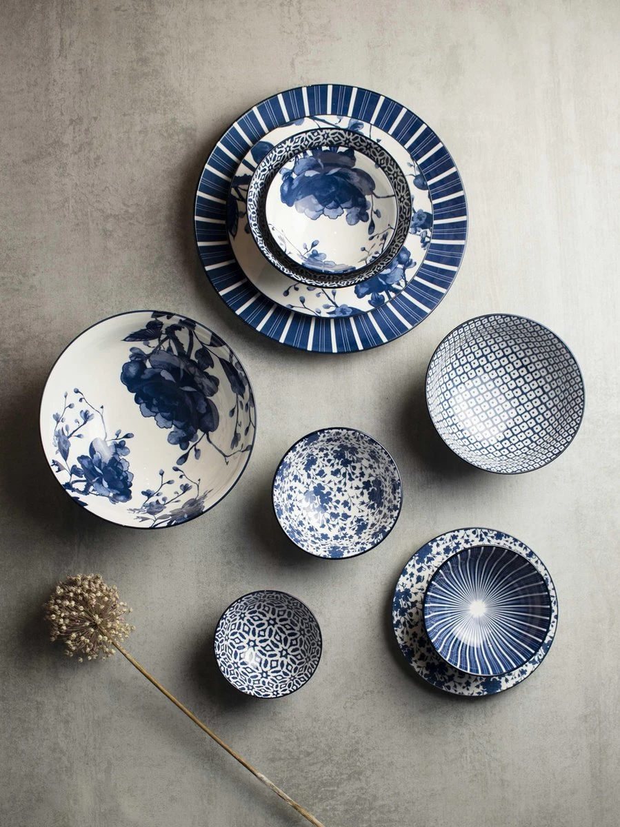 Gusta Out Of The Blue - Mok - 180ml - Peony - Set 4 Stuks 2 Gusta Out Of The Blue - Mok - 180ml - Peony - Set 4 Stuks - Image 2