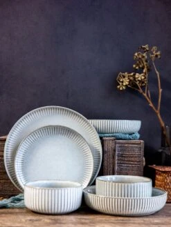 Selinex Stoneware - Serviesset - Grijs - 16 Delig 4 Persoons - CADEAUTIP - CADEAU -Beste Keuken Serie Winkel 900x1200 9