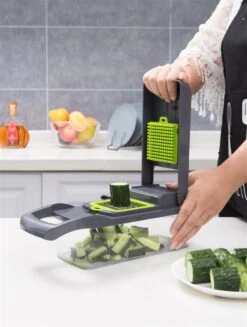 Merkloos Mandoline – Multifunctionele Groentesnijder – Nicer Dicer -Beste Keuken Serie Winkel 907x1200